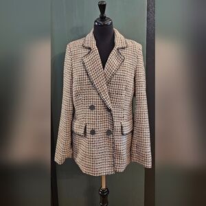 Autres Filles Tweed Double Breasted Blazer